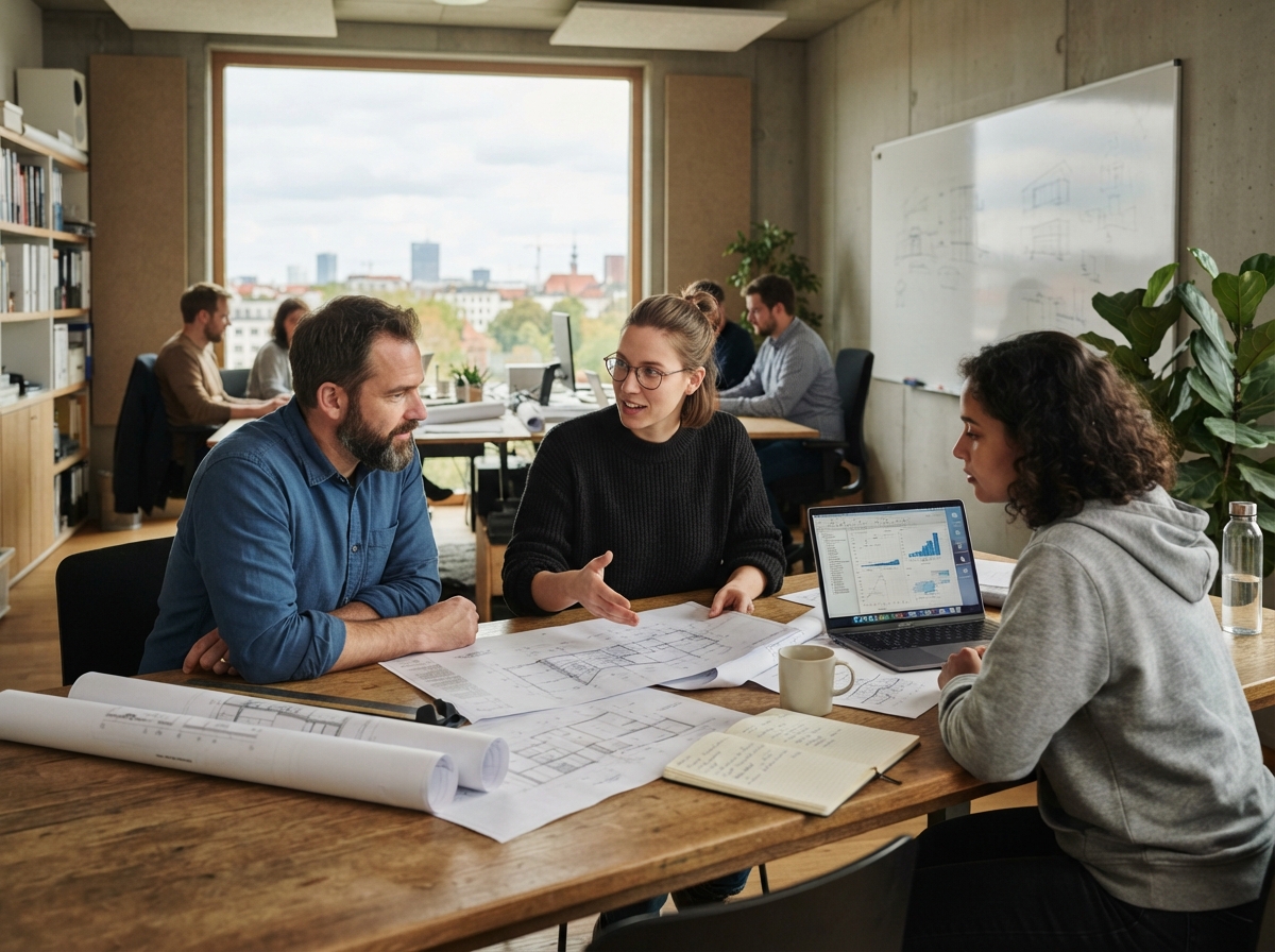 VorinFin Team bei der Analyse von Marktdaten und Modellentwicklung